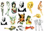 A4 Transfer Temporary Tattoos Sheets